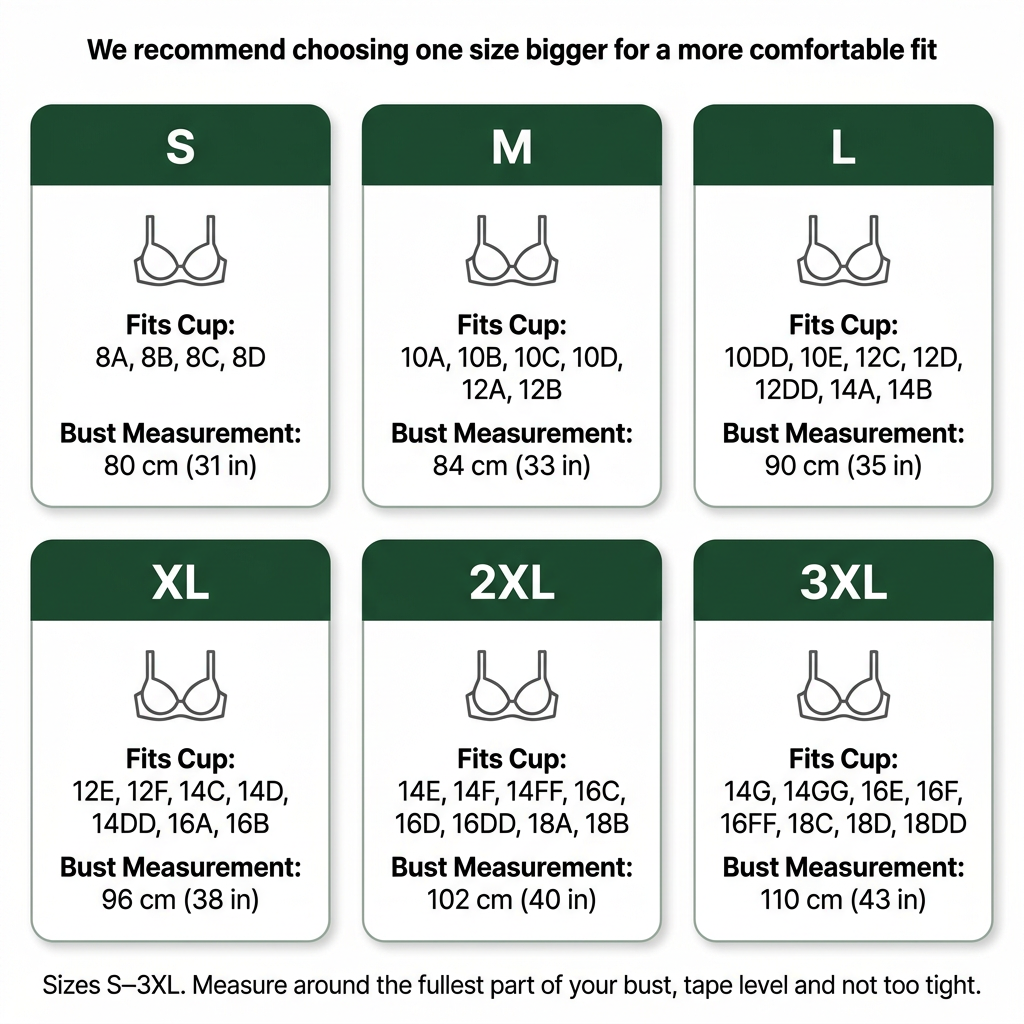 Ribbed Cotton Long-Sleeve Sculpt Top with Built-In Bra Size Chart