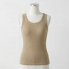 Mary's Ribbed Cotton Built-in Bra Tank